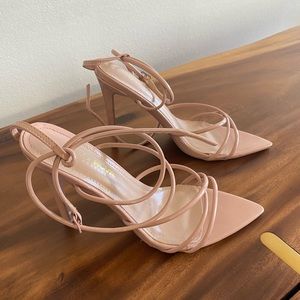 Nude heels size 9